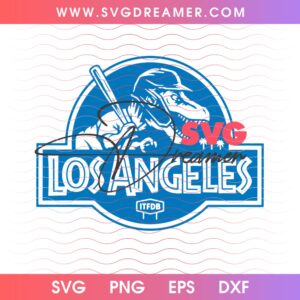 Los Angeles Dodgers Dinosaur SVG PNG, NLCS 2026 LA Dodgers Shirt Design SVG PNG Files