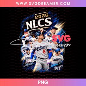 Los Angeles Dodgers NLCS 2026 PNG, LA Baseball Take October 2026 PNG