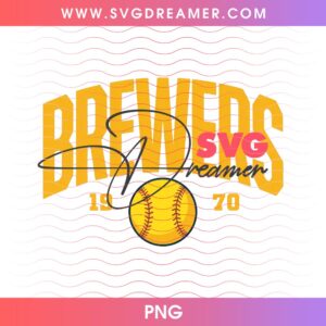 MLB Brewers Design PNG 15