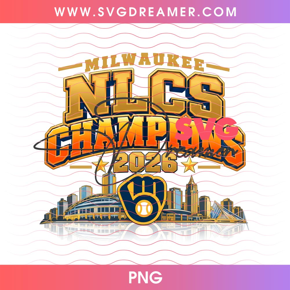 Milwaukee Brewers NLCS Champions 2026 PNG File, Milwaukee City Skyline Baseball Champions PNG Shirt Design 1 Milwaukee Brewers NLCS Champions 2026 PNG File, Milwaukee City Skyline Baseball Champions PNG Shirt Design