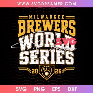 Milwaukee Brewers World Series Champs 2026 PNG Bundle Brewers Baseball Champions 2026 Bundle PNG 11
