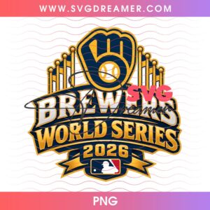 Milwaukee Brewers World Series Champs 2026 PNG Bundle Brewers Baseball Champions 2026 Bundle PNG 2