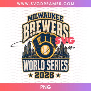 Milwaukee Brewers World Series Champs 2026 PNG Bundle Brewers Baseball Champions 2026 Bundle PNG 5