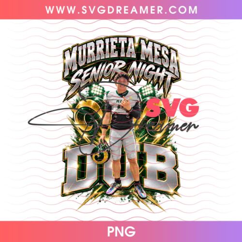 Murrieta Mesa Senior Night DUB PNG