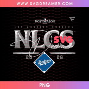 NLCS 2026 LA Dodgers MLB Postseason PNG Design, Los Angeles Baseball October 2026 PNG File