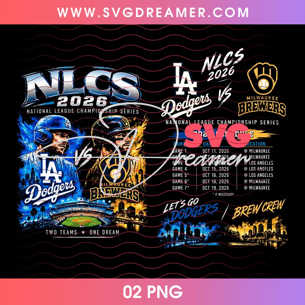 NLCS 2026 LA Dodgers VS Milwaukee Brewers PNG, Baseball MLB Brewers Vs Dodgers Shirt Design PNG 1 NLCS 2026 LA Dodgers VS Milwaukee Brewers PNG, Baseball MLB Brewers Vs Dodgers Shirt Design PNG