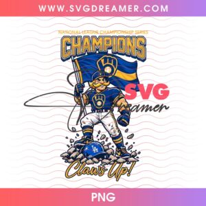 National League Championship Series Brewers PNG, Milwaukee Claws Up PNG, Milwaukee Brewers Champs 2026 PNG
