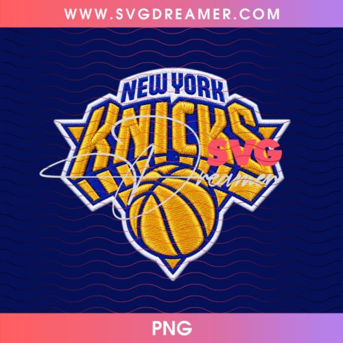 New York Knicks Logo Embroidered PNG 2 New York Knicks Logo Embroidered PNG