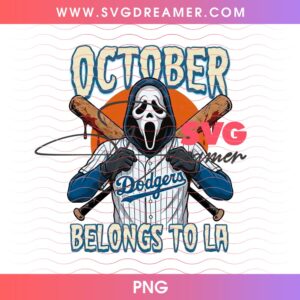 October Belongs To LA PNG 5