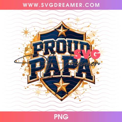 Proud Papa PNG Halftone