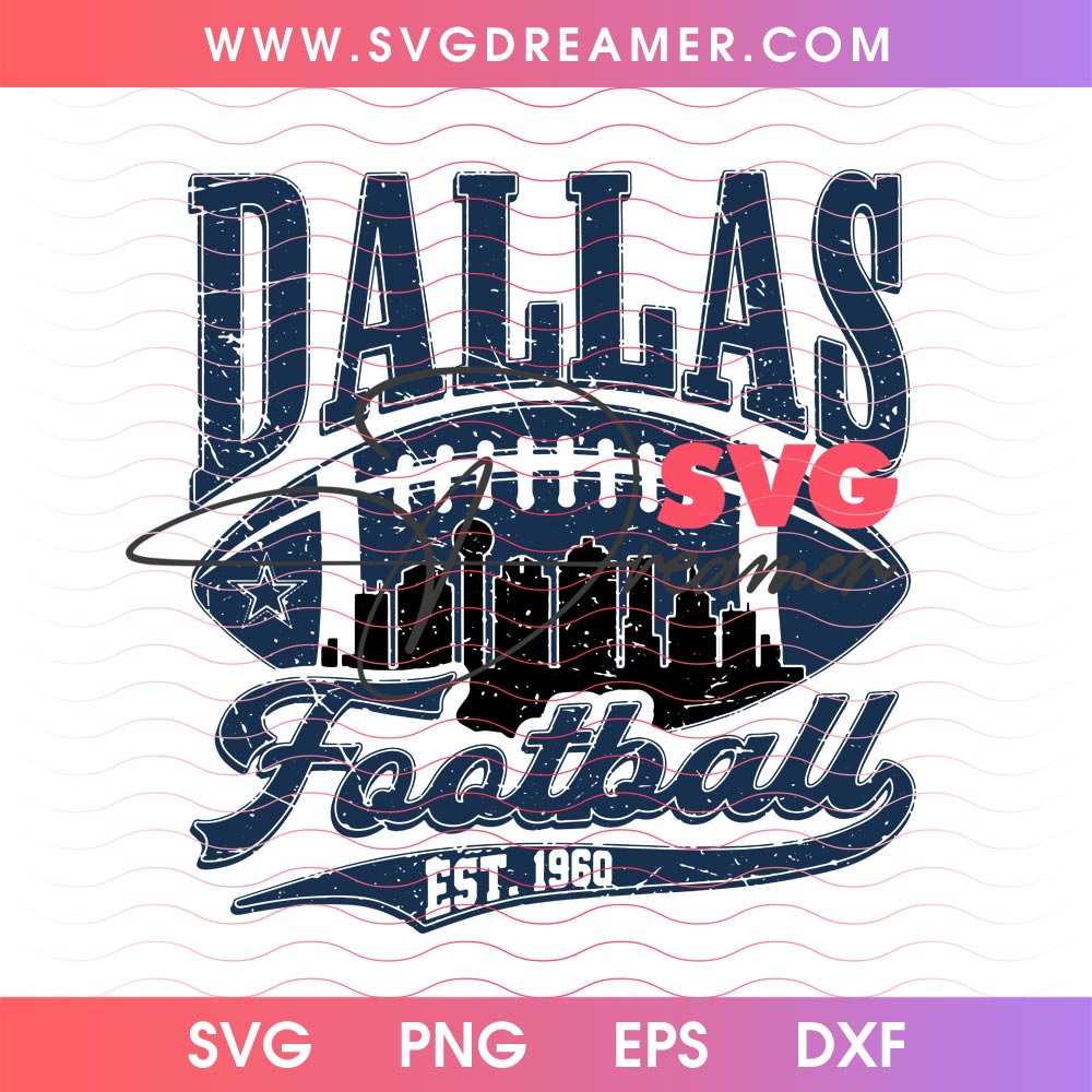 Retro Dallas Football EST 1960 Design SVG PNG, Vintage Cowboys NFL SVG PNG 2 Retro Dallas Football EST 1960 Design SVG PNG, Vintage Cowboys NFL SVG PNG