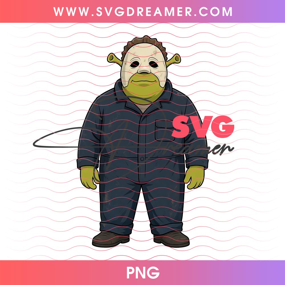 Shrek Michael Myers Slasher PNG, Horror Killer Halloween Shrek Cartoon PNG 2 Shrek Michael Myers Slasher PNG Horror Killer Halloween Shrek Cartoon PNG