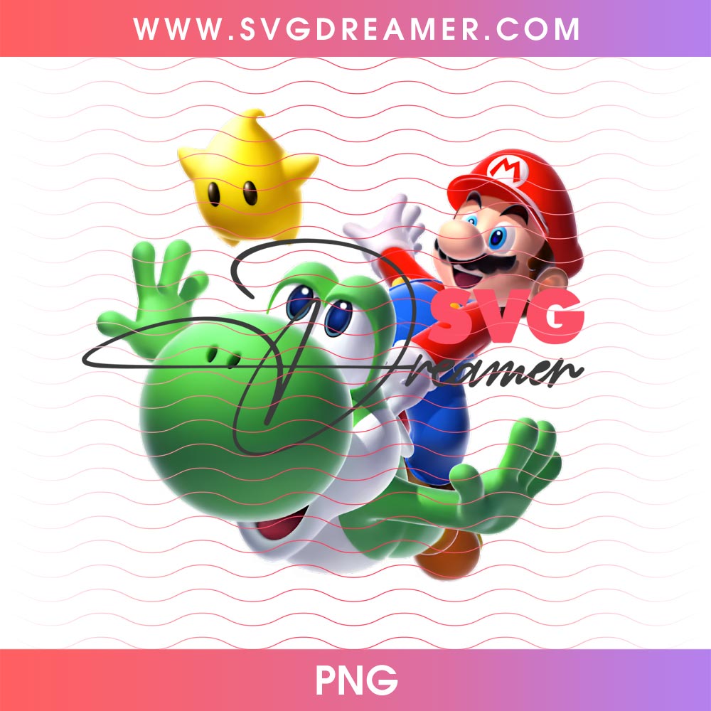 Super Mario And Yoshi PNG 1 Super Mario And Yoshi PNG