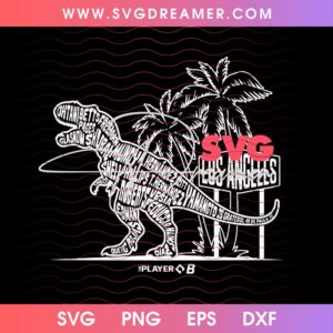 Tyrannosaurus Rex LA Dodgers Typography SVG PNG, Los Angeles Baseball Team Dinosaur SVG PNG 5 Tyrannosaurus Rex LA Dodgers Typography SVG PNG Los Angeles Baseball Team Dinosaur SVG PNG 3