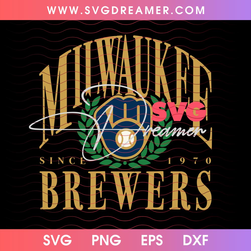 Vintage Logo Milwaukee Brewers SVG PNG, Brewers Baseball Since 1970 Design SVG PNG 1 Vintage Logo Milwaukee Brewers SVG PNG, Brewers Baseball Since 1970 Design SVG PNG