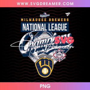 World Series 2026 Milwaukee Brewers PNG, MLB Brewers Baseball Champions 2026 PNG Design
