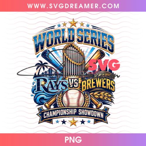 World Series 2026 Rays Vs Brewers PNG, Championship Showdown Baseball PNG, Tampa Bay Rays Vs Milwaukee Brewers 2026 PNG