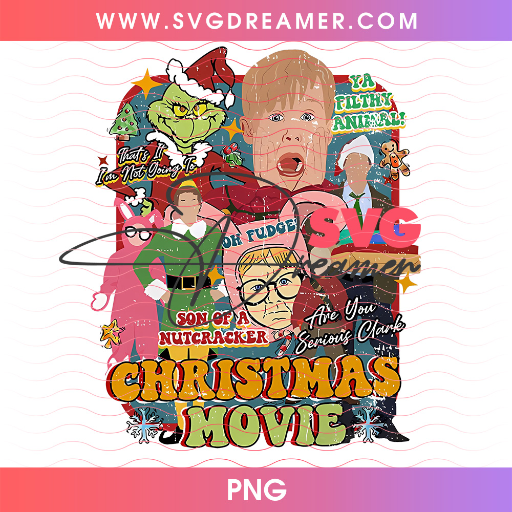 Christmas Movies Collage Kevin Griswold Grinch Png PNG 2 Christmas Movies Collage Kevin Griswold Grinch Png PNG