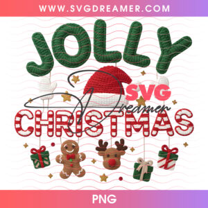 Crochet Jolly Christmas Santa Hat And Mittens PNG