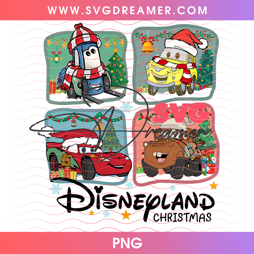 Disney Cars Christmas Lightning McQueen Mater Holiday PNG, Radiator Springs Winter Christmas PNG Shirt Design 2 Disney Cars Christmas Lightning McQueen Mater Holiday PNG, Radiator Springs Winter Christmas PNG Shirt Design