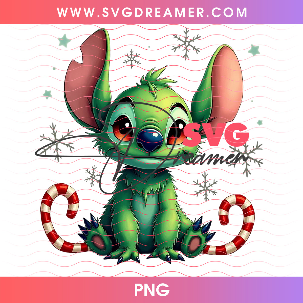 Green Baby Stitch As Grinch Holiday Candy Canes PNG, Cute Disney Monster Christmas Snowflakes PNG Shirt Design 2 Green Baby Stitch As Grinch Holiday Candy Canes PNG, Cute Disney Monster Christmas Snowflakes PNG Shirt Design