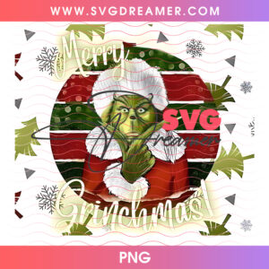Grinch And Inflatable Santa Gingerbread Tumbler Wrap 20oz PNG