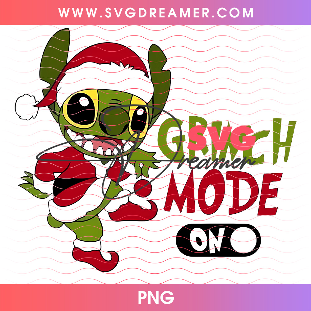 Grinch Mode On Stitch In Santa Suit Holiday Mischief PNG, Funny Disney Christmas Attitude Artwork PNG Shirt Design 2 Grinch Mode On Stitch In Santa Suit Holiday Mischief PNG, Funny Disney Christmas Attitude Artwork PNG Shirt Design