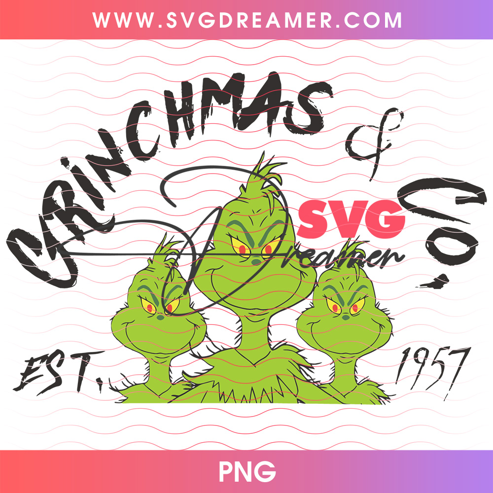 Grinchmas And Co Est 1957 Whoville Trio Crest Png PNG 2 Grinchmas And Co Est 1957 Whoville Trio Crest Png PNG