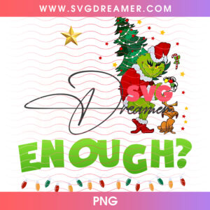 Is This Jolly Enough Grinch And Max With Tree Png PNG