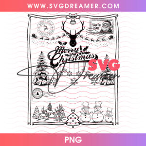 Merry Christmas Antlers Hanging Baubles Tag Png PNG