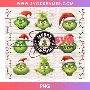 Most Wonderful Time Of The Year Grinch Tumbler Wrap 20oz PNG
