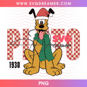 Retro Daisy And Minnie Christmas Checkered Tree PNG, Besties Holiday Santa Hats PNG Shirt Design