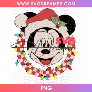 Retro Daisy Duck Christmas Wreath Scarf PNG, Vintage Daisy Holiday Winter Portrait PNG Shirt Design