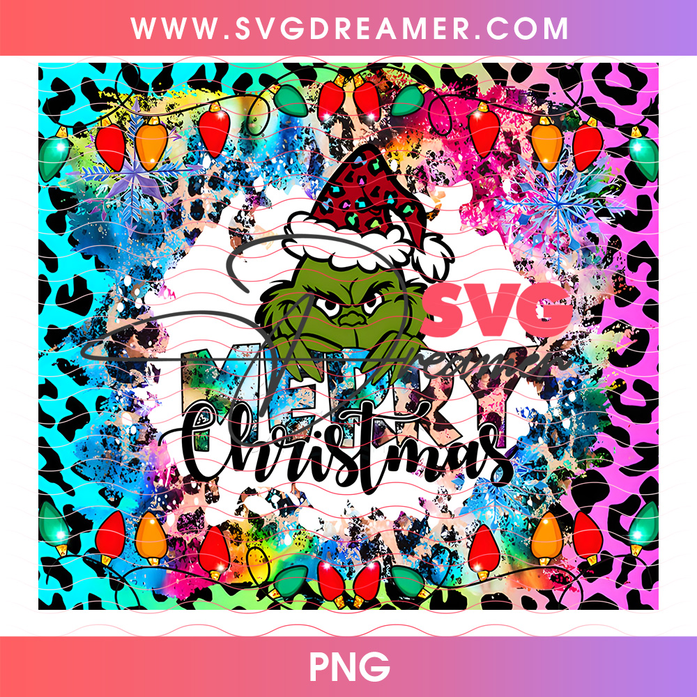 Tie Dye Splatter Merry Christmas Grinch Tumbler Wrap 20oz PNG 2 Tie Dye Splatter Merry Christmas Grinch Tumbler Wrap 20oz PNG