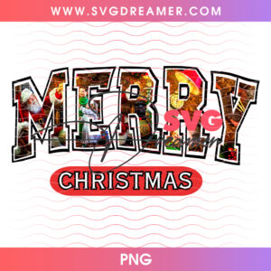 Vintage Santa Claus Holiday Movies Merry Christmas PNG Shirt Design